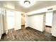 Finished basement bedroom with vinyl flooring and closet at 3442 N Capitol Ave, Indianapolis, IN 46208