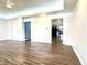 Bright living room with hardwood floors and an open concept floorplan at 3442 N Capitol Ave, Indianapolis, IN 46208