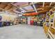 Well-organized garage with various tools and storage solutions at 805 Iowa St, Indianapolis, IN 46203