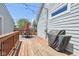 Deck with a Traeger grill and patio furniture at 805 Iowa St, Indianapolis, IN 46203