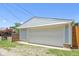 Large detached garage with automatic door at 805 Iowa St, Indianapolis, IN 46203