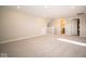 Spacious bonus room featuring carpeted floors and a bathroom at 7936 Beaumont Green Pl, Indianapolis, IN 46250