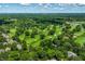 Aerial view of a golf course and surrounding neighborhood at 6463 N Illinois N St, Indianapolis, IN 46260