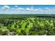 Aerial view of a golf course with homes bordering the perimeter at 6463 N Illinois N St, Indianapolis, IN 46260