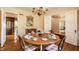 Formal dining room offering access to the kitchen and living room at 6463 N Illinois N St, Indianapolis, IN 46260