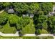 Aerial view of homes nestled amongst lush greenery, showcasing a serene neighborhood setting at 6463 N Illinois N St, Indianapolis, IN 46260