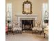Elegant living room featuring a fireplace and comfortable seating at 6463 N Illinois N St, Indianapolis, IN 46260