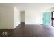 Living room with dark hardwood floors at 3720 Breen Dr, Indianapolis, IN 46235