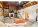 Open living room showcasing a loft and hardwood floors at 409 W Lakeview Dr, Nineveh, IN 46164