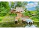 Lakefront home with deck, dock and boat slips at 409 W Lakeview Dr, Nineveh, IN 46164