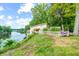 Charming lakefront home with white picket fence at 409 W Lakeview Dr, Nineveh, IN 46164