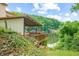 Wooden deck overlooking the lake, perfect for outdoor relaxation at 409 W Lakeview Dr, Nineveh, IN 46164