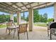 Covered patio with seating area and grill at 8292 S State Road 39 S Rd, Clayton, IN 46118