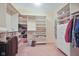 Large walk-in closet with plenty of shelving and hanging space at 8292 S State Road 39 S Rd, Clayton, IN 46118