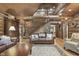 Spacious living room with a cozy feel and a high wooden ceiling at 2705 S 975 E, Zionsville, IN 46077
