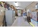 Workshop/storage area with shelving, cabinets, and workbenches at 2705 S 975 E, Zionsville, IN 46077