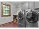 Laundry room with washer, dryer and storage at 2705 S 975 E, Zionsville, IN 46077