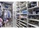 Spacious walk-in closet with shelving and hanging rods at 2705 S 975 E, Zionsville, IN 46077