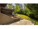 Stone steps leading up from patio area at 8235 Ridge Valley Ct, Indianapolis, IN 46278