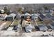 Aerial view of houses and backyards at 526 N Emerson Ave, Indianapolis, IN 46219