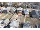 Aerial view of houses and backyards at 526 N Emerson Ave, Indianapolis, IN 46219