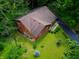 Aerial view of house and surrounding trees at 8157 Center Lake Rd, Nineveh, IN 46164