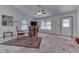 Simple living room with carpet, rug, and TV at 8157 Center Lake Rd, Nineveh, IN 46164