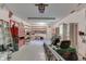 Garage with workshop and ample storage at 8157 Center Lake Rd, Nineveh, IN 46164