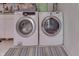 Convenient laundry room with washer and dryer at 8157 Center Lake Rd, Nineveh, IN 46164