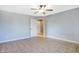 Spacious bedroom with ceiling fan and tile floors at 2929 Post Oak Ct, Westfield, IN 46074