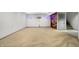 Finished basement featuring a media area and carpeted floors at 2929 Post Oak Ct, Westfield, IN 46074