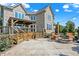 Brick home with expansive deck, gazebo, and firepit at 2929 Post Oak Ct, Westfield, IN 46074