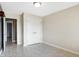 Well-lit bedroom with double doors and tile floors at 2929 Post Oak Ct, Westfield, IN 46074