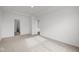 Spacious bedroom with neutral carpet and access to bathroom at 16910 Cattle Hollow Ln, Noblesville, IN 46060