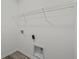 Laundry room with wire shelving and space for washer/dryer at 16910 Cattle Hollow Ln, Noblesville, IN 46060