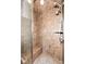 Large tiled shower with built-in seat at 350 N Meridian St # A301, Indianapolis, IN 46204