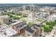 Aerial view of downtown Indianapolis, showing the city skyline and surrounding area at 350 N Meridian St # A301, Indianapolis, IN 46204