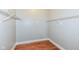 Spacious closet with wire shelving; great for storage at 350 N Meridian St # A301, Indianapolis, IN 46204