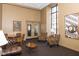 Elegant lobby with comfortable seating and large windows at 350 N Meridian St # A301, Indianapolis, IN 46204