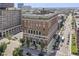 Stunning aerial view of the building and surrounding area at 350 N Meridian St # A301, Indianapolis, IN 46204