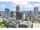 Aerial view of Indianapolis skyline, showcasing high-rise buildings and cityscape at 350 N Meridian St # A301, Indianapolis, IN 46204