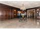 Elegant lobby with marble floors and crystal chandelier at 350 N Meridian St # A301, Indianapolis, IN 46204