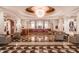 Elegant hotel lobby with comfortable seating and a grand chandelier at 1 N Illinois St # 2101, Indianapolis, IN 46204