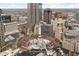 Monument Circle aerial view, showcasing Indianapolis architecture at 1 N Illinois St # 2101, Indianapolis, IN 46204