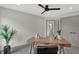 Functional home office with built-in desk and storage at 220 Sanders St, Indianapolis, IN 46225