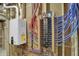 Basement plumbing and HVAC system with water heater at 220 Sanders St, Indianapolis, IN 46225