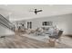 Open concept living area with kitchen and dining area visible at 220 Sanders St, Indianapolis, IN 46225