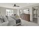 Main bedroom with large window and walk-in closet at 220 Sanders St, Indianapolis, IN 46225