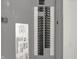 Electrical panel with labeled breakers and diagram at 220 Sanders St, Indianapolis, IN 46225