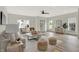 Open living room with hardwood floors and lots of natural light at 220 Sanders St, Indianapolis, IN 46225